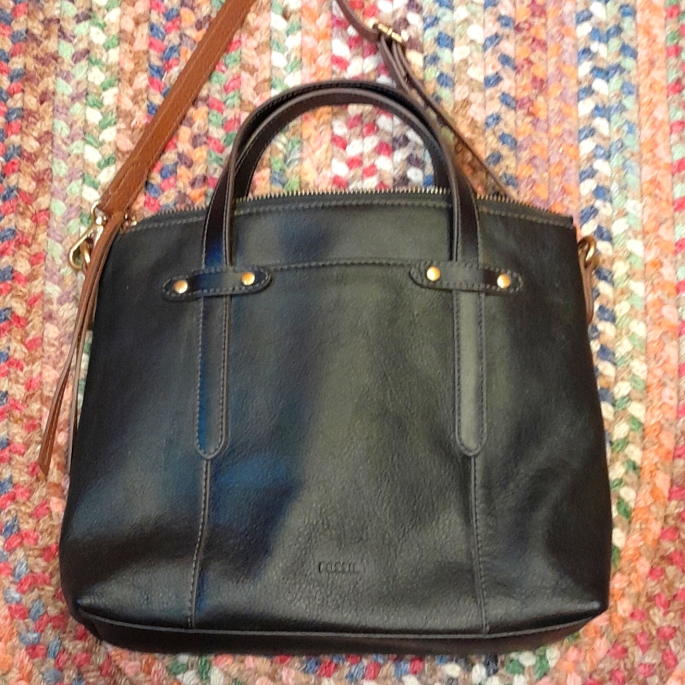 Fossil Felicity Satchel, Purse/Bag with crossbody strap, never used